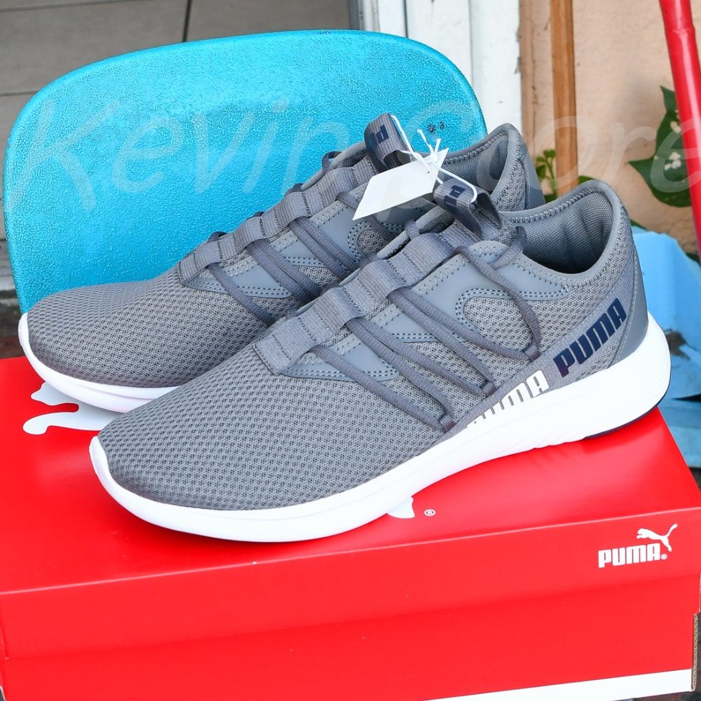 Size 12 black gray Puma Men's Star Vital Sneaker. Price is for  2 pairs - Picture 12 of 14